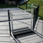 Poolzaun Tor mit Bodenplatte